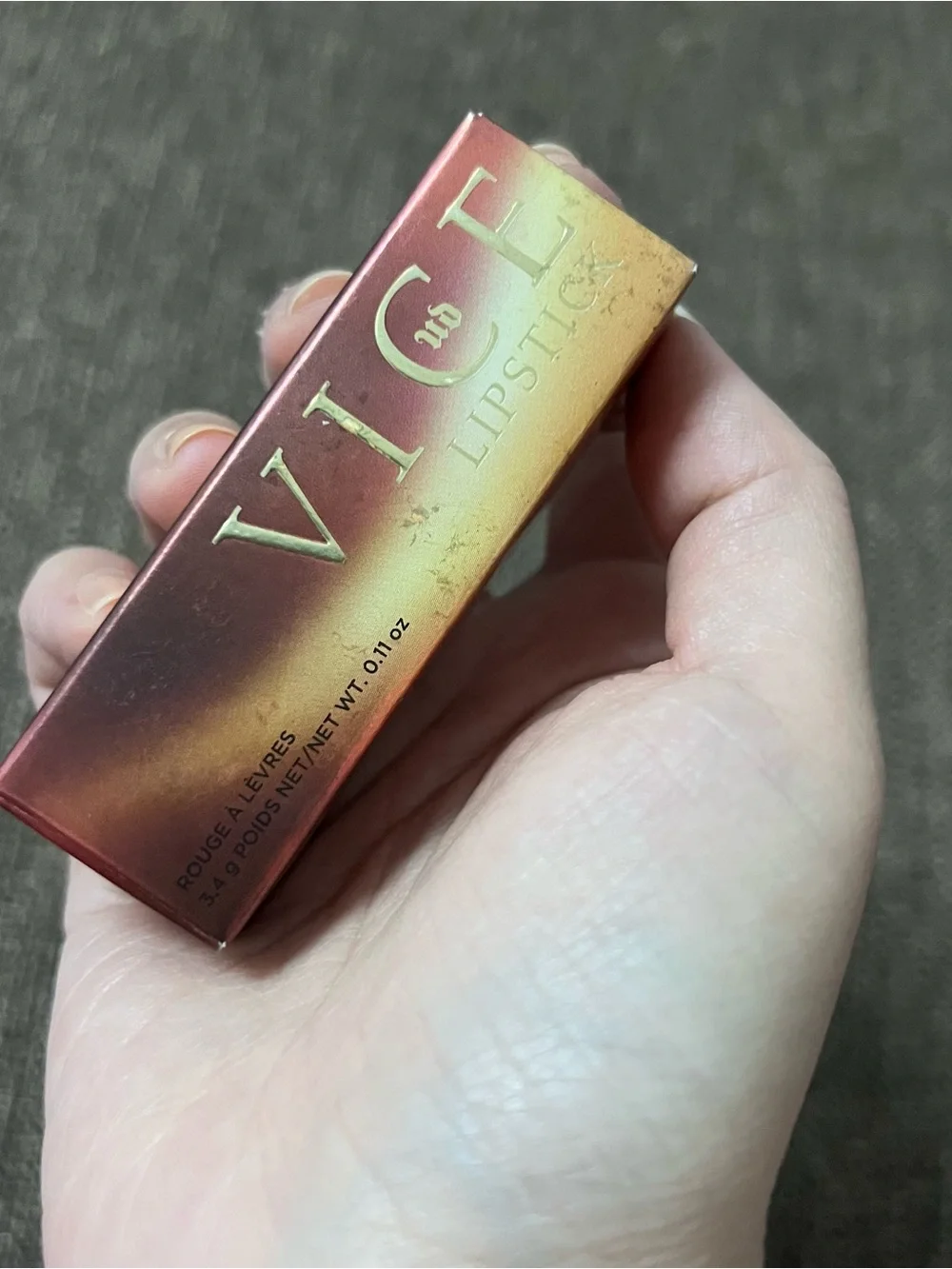 URBAN DECAY Vice Lipstick HEAT Metallized Full Size Aug sale